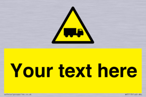 Custom Lorry Hazard Sign